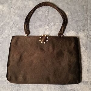 Vintage Satin Ingber 1950s Evening Bag